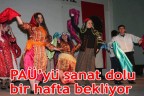 PAÜ’de sanat dolu hafta