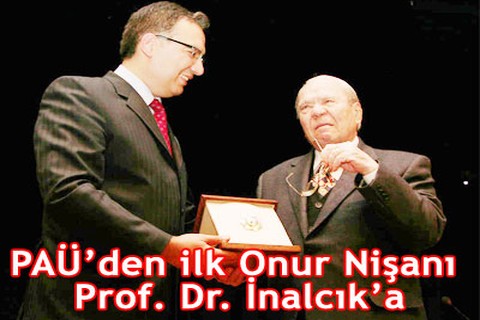 PAÜ’den ilk Onur Nişanı