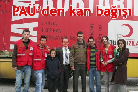 PAÜ’den kan bağışı