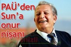 PAÜ’den Sun’a onur nişanı