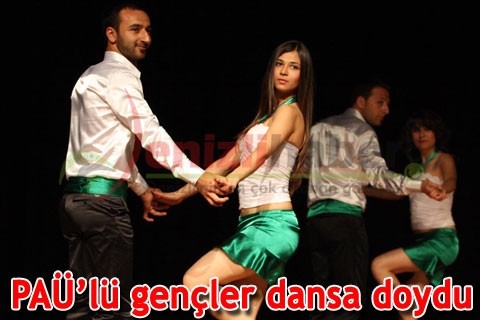 PAÜ’lü gençler dansa doydu