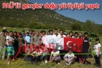 PAÜ’lü gençler doğa yürüyüşü yaptı