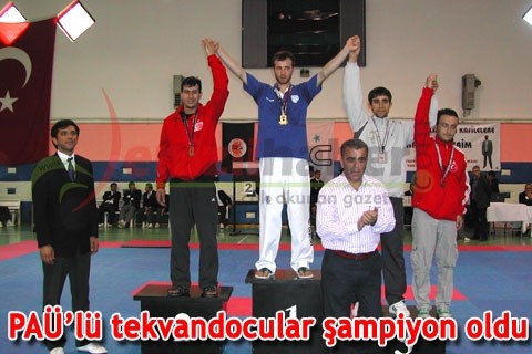 PAÜ’lü tekvandocular şampiyon oldu