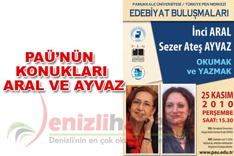 PAÜ’NÜN KONUKLARI ARAL VE AYVAZ