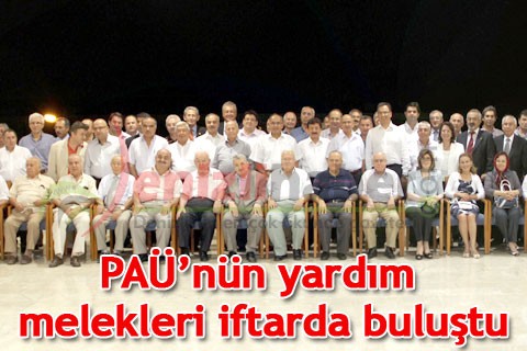 PAÜ’nün yardım melekleri iftarda buluştu