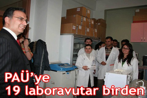 PAÜ’ye 19 laboratuar birden