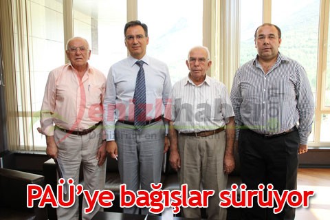 PAÜ’ye bağışlar sürüyor