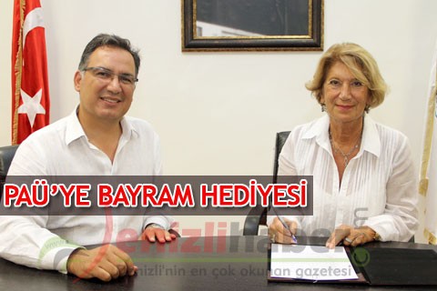 PAÜ’YE BAYRAM HEDİYESİ