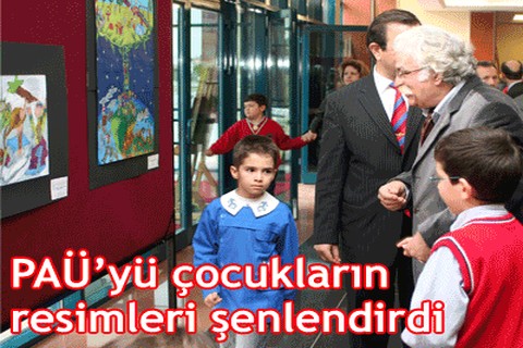 PAÜ’yü çocukların resimleri şenlendirdi