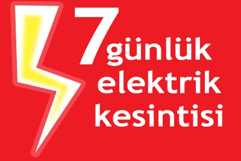 Pazar ve Pazartesi kesinti var