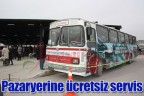 Pazaryerine ücretsiz servis