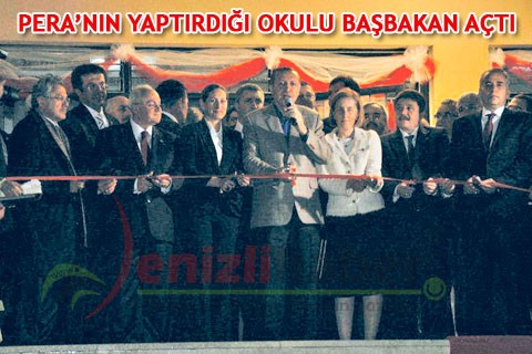 PERA’NIN YAPTIRDIĞI OKULU BAŞBAKAN AÇTI