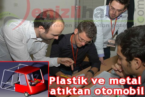 Plastik ve metal atıktan otomobil