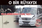 POLİS MİNİBÜSÜNDE İLGİNÇ YAZI!..