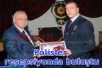 Polisler resepsiyonda buluştu