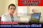 Ramazan sonrası beslenmeye dikkat!