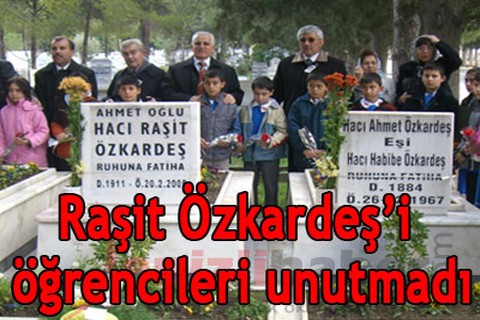 Raşit Özkardeş’i öğrencileri unutmadı