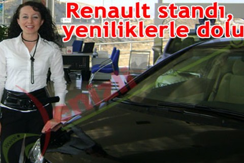 Renault standı, yeniliklerle dolu