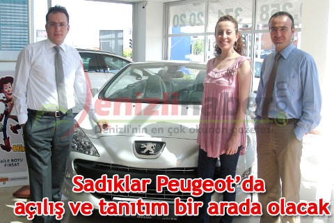 Sadıklar Peugeot’da açılış ve tanıtım bir arada olacak