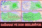 SAĞANAK VE DON BEKLENİYOR