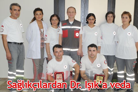 Sağlıkçılardan Dr. Işık’a veda