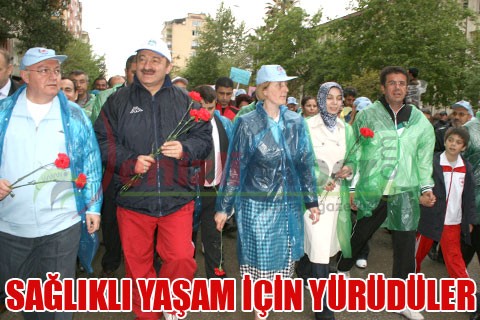 SAĞLIKLI YAŞAM İÇİN YÜRÜDÜLER