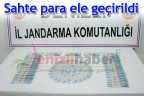 Sahte para ele geçirildi