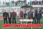 ŞAMPİYON YEŞİLKÖYSPOR