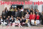 Şampiyonlara ödül yağdı
