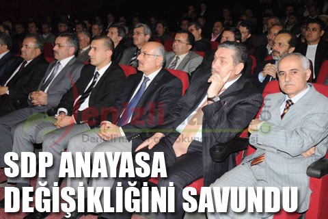 SDP ANAYASA DEĞİŞİKLİĞİNİ SAVUNDU