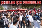 ŞEHİTLER İÇİN YÜRÜDÜLER