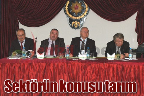 Sektörün konusu tarım