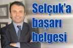 Selçuk’a başarı belgesi
