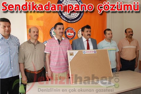 Sendikadan pano çözümü