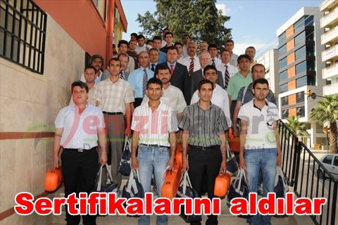 Sertifikalarını aldılar