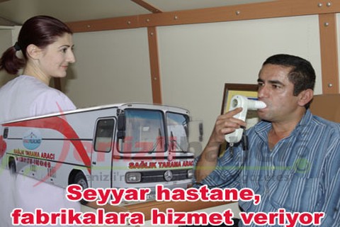 Seyyar hastane, hizmette başladı