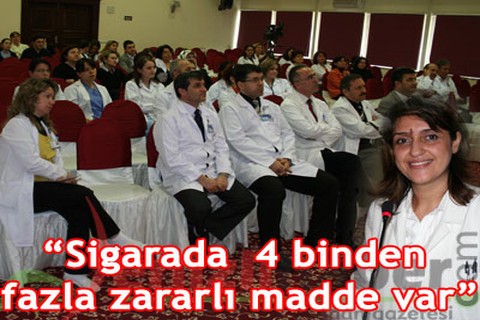 Sigaranan zararlarını anlattı