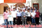 Sınav birincilerine Vali’den ödül