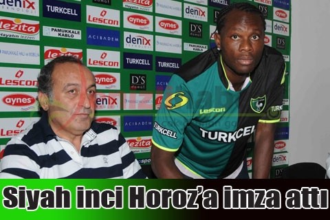 Siyah inci Horoz’a imza attı