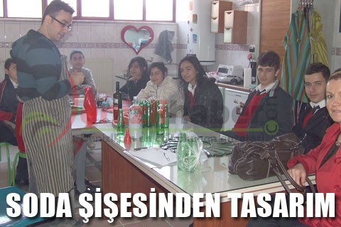 SODA ŞİŞESİNDEN TASARIM