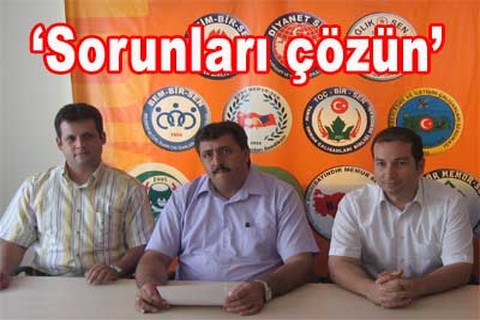 “Sorunları çözün”