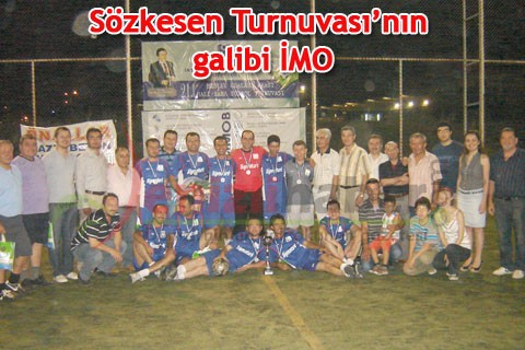 Sözkesen Turnuvası’nın galibi İMO