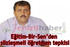 Sözleşmeli öğretmen tepkisi