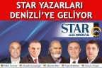 STAR YAZARLARI DENİZLİ’YE GELİYOR