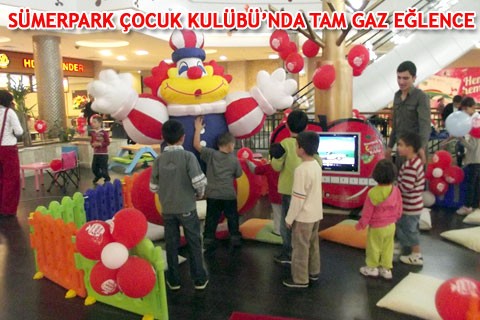 SÜMERPARK ÇOCUK KULÜBÜ’NDA TAM GAZ EĞLENCE
