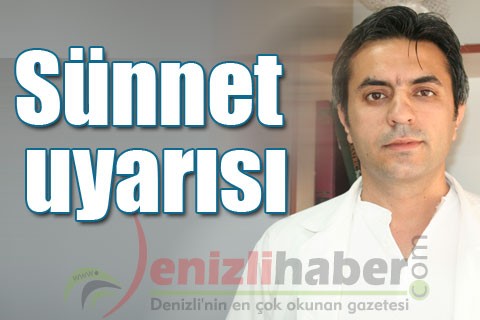 Sünnet uyarısı