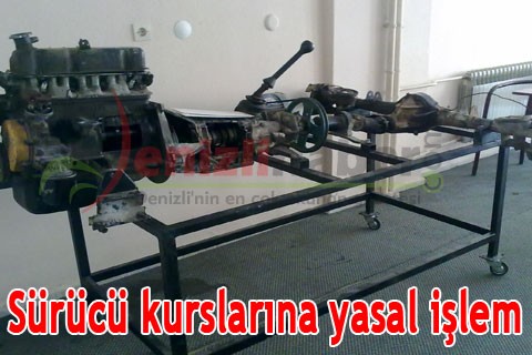 Sürücü kurslarına yasal işlem
