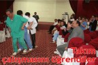 Takım çalışmasını öğrendiler