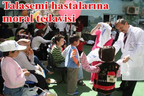 Talasemi hastalarına moral tedavisi