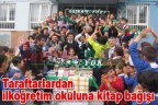 Taraftarlardan ilköğretim okuluna kitap bağışı